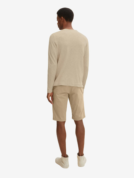 Tom Tailor Béžové pánske chino šortky Tom Tailor