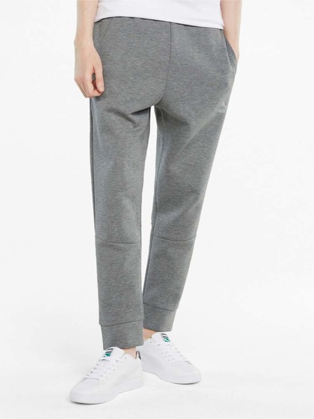 Puma Puma pánske sivé žíhané tepláky