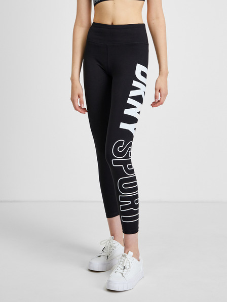DKNY Čierne dámske športové legíny DKNY