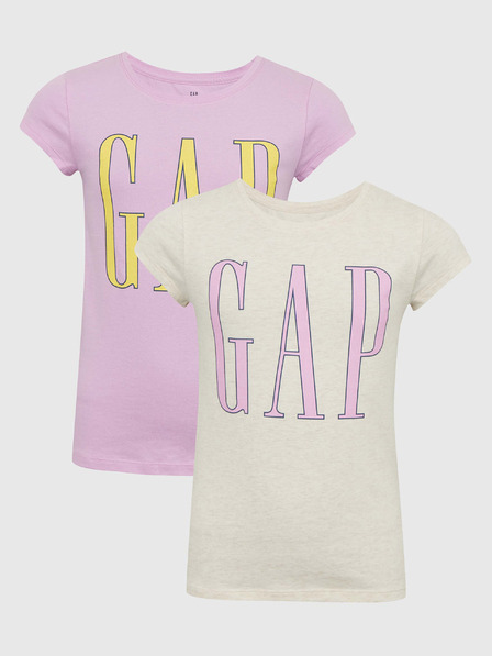 GAP Detské tričká logo, 2 ks GAP