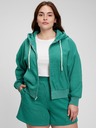 GAP Mikina na zips a s kapucňou crop GAP