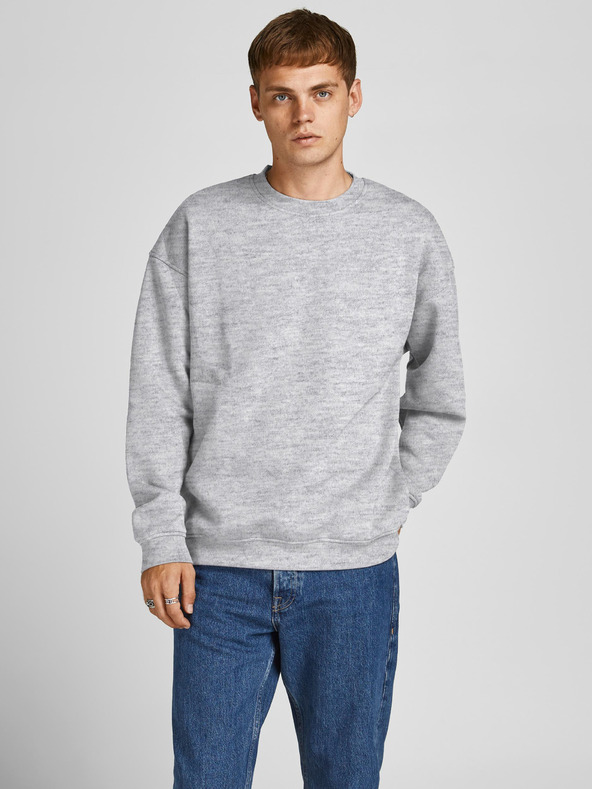Jack & Jones Svetlosivá mikina Jack & Jones Brink