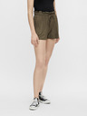 Pieces Khaki šortky s vreckami Pieces Neora