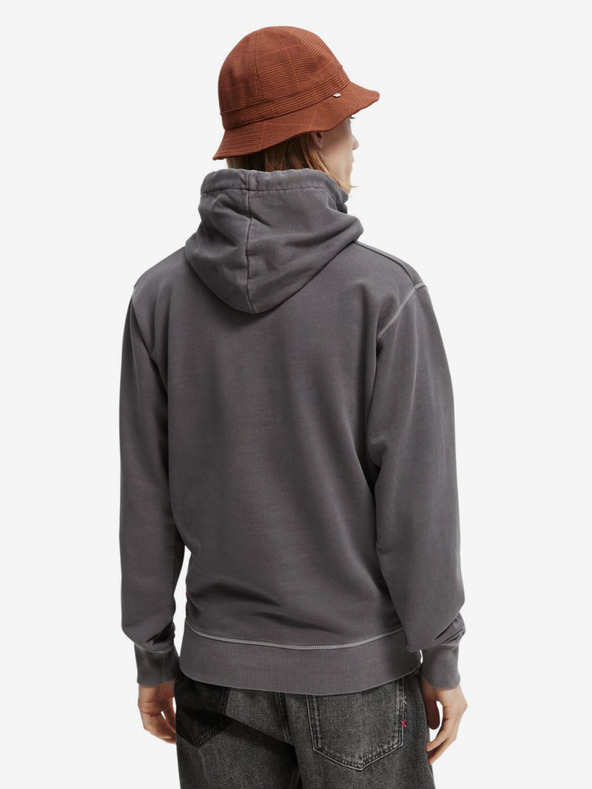 Scotch & Soda Šedá pánska mikina Scotch & Soda