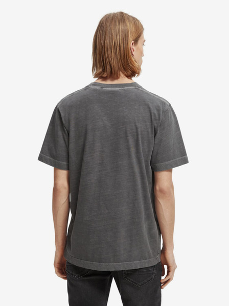 Scotch & Soda Šedé pánske tričko Scotch & Soda