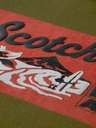 Scotch & Soda Chlapčenské tričko Scotch & Soda v khaki farbe