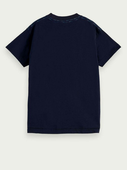 Scotch & Soda Tmavomodré chlapčenské tričko Scotch & Soda