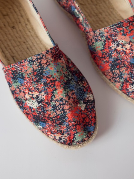 SKFK Modré a červené vzorované espadrilky SKFK Udan