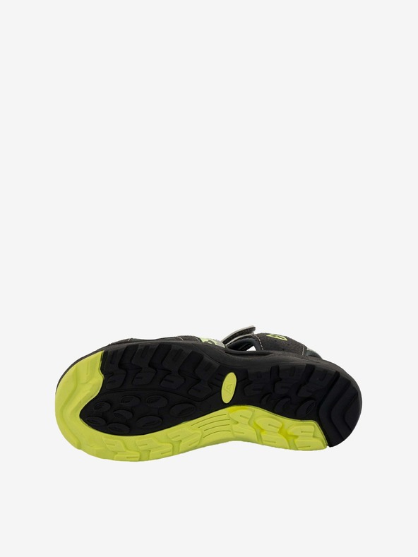 ALPINE PRO Žlto-sivé detské sandále ALPINE PRO WHITE