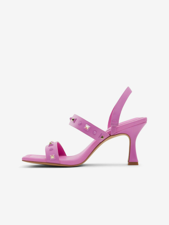 Aldo Tmavoružové dámske sandále na podpätku ALDO Louella