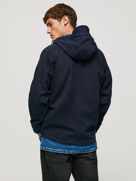 Pepe Jeans Tmavomodrá pánska ľahká bunda Pepe Jeans Joshua