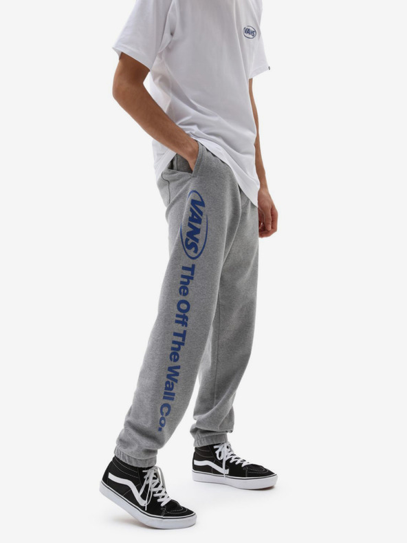 Vans Šedé pánske žíhané tepláky VANS