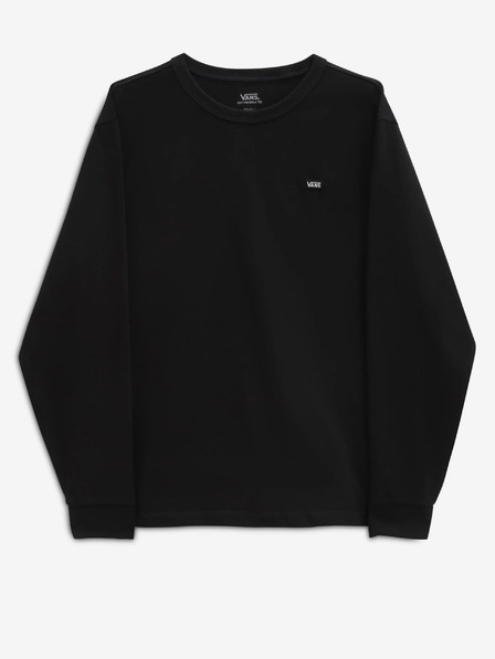 Vans Čierne dámske tričko s dlhým rukávom VANS