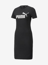 Puma Čierne dámske šaty s potlačou Puma