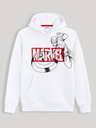 Celio Biela pánska mikina Celio Captain America s potlačou