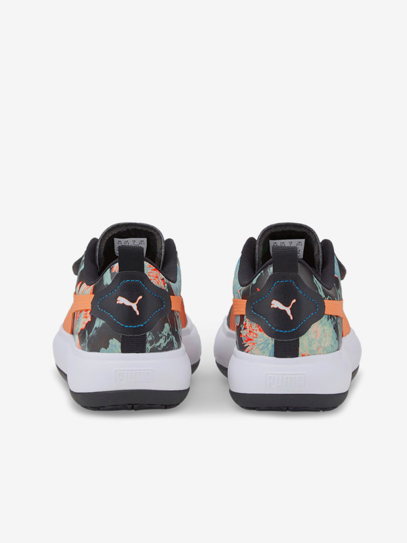 Puma Čierne dámske kožené tenisky Puma Mayu