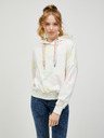 Ragwear Krémová dámska vzorovaná mikina Ragwear Gobby Ombre