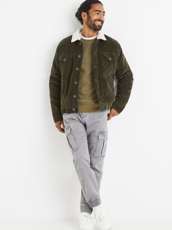 Celio Svetlošedé pánske nohavice Celio