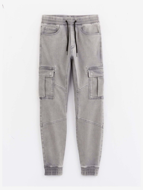 Celio Svetlošedé pánske nohavice Celio