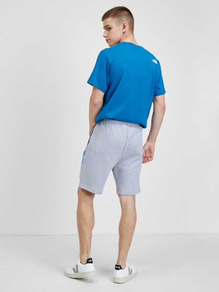 Lacoste Svetlošedé pánske opálené teplákové šortky Lacoste