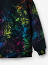 Desigual Čierne chlapčenské vzorované tepláky Desigual Vesubio