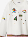 Desigual Desigual Verde Krémová dievčenská mikina