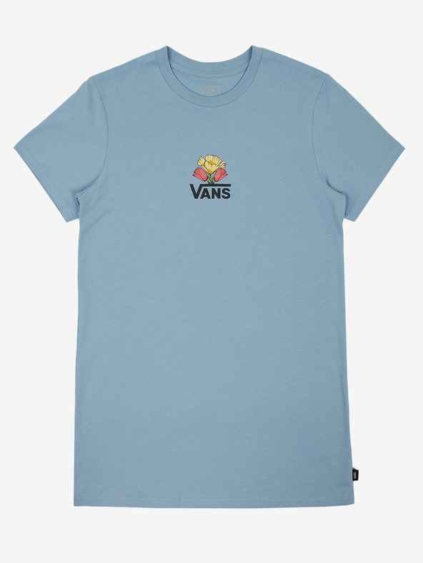 Vans Svetlomodré dievčenské krátke šaty VANS