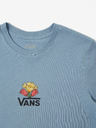 Vans Svetlomodré dievčenské krátke šaty VANS