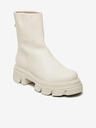 Steve Madden Krémové kožené členkové topánky Steve Madden Maryann