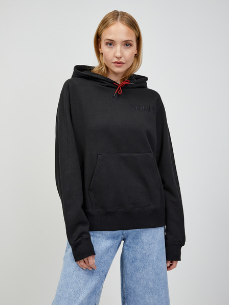 Puma Čierna dámska mikina s kapucňou PUMA x VOGUE