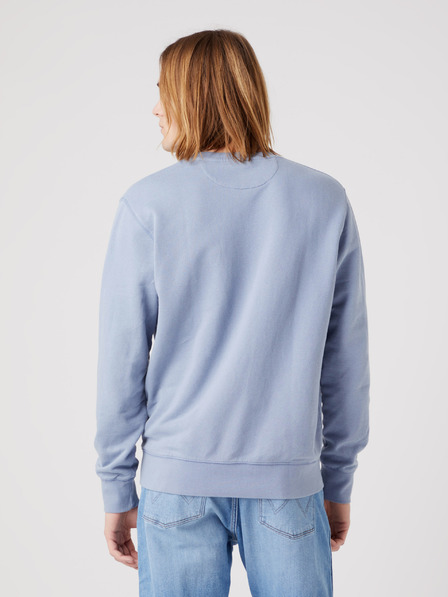Wrangler Svetlomodrá pánska mikina Wrangler
