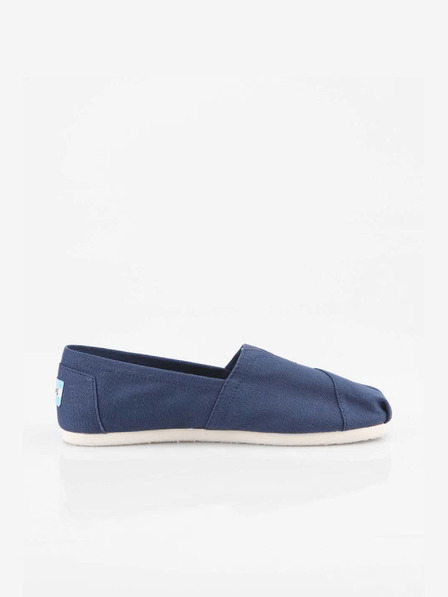 TOMS Tmavomodré dámske plátenné klasické espadrilky TOMS