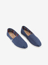 TOMS Tmavomodré dámske plátenné klasické espadrilky TOMS