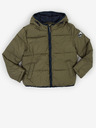 Tom Tailor Khaki chlapčenská prešívaná bunda s kapucňou Tom Tailor