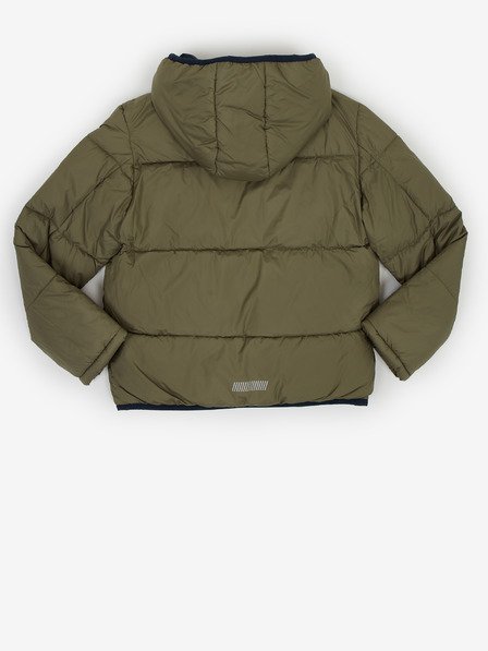 Tom Tailor Khaki chlapčenská prešívaná bunda s kapucňou Tom Tailor