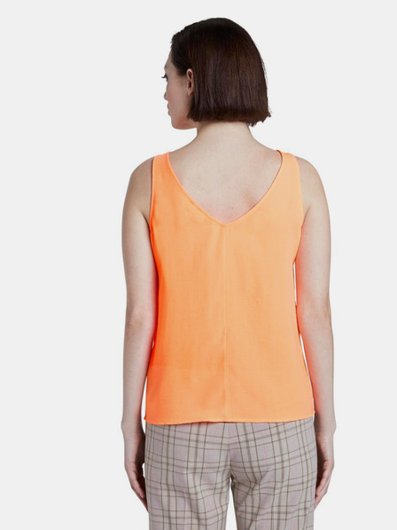 Tom Tailor Denim Oranžový dámsky top Tom Tailor Denim