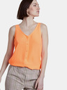 Tom Tailor Denim Oranžový dámsky top Tom Tailor Denim