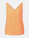 Tom Tailor Denim Oranžový dámsky top Tom Tailor Denim