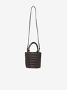 ICHI Tmavohnedá crossbody kabelka ICHI