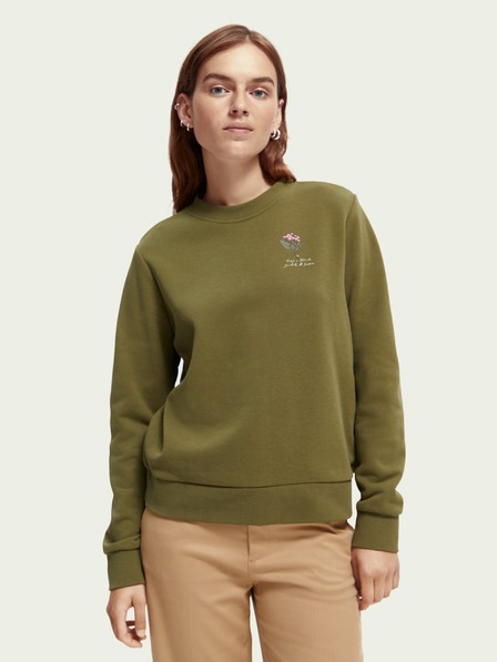 Scotch & Soda Khaki dámska mikina Scotch & Soda