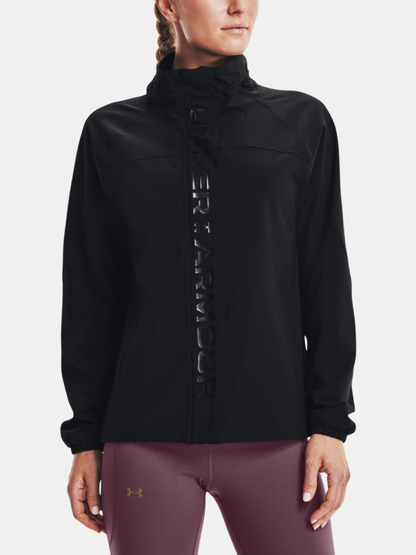 Under Armour Dámska bunda Under Armour Rush Woven FZ Storm Jacket