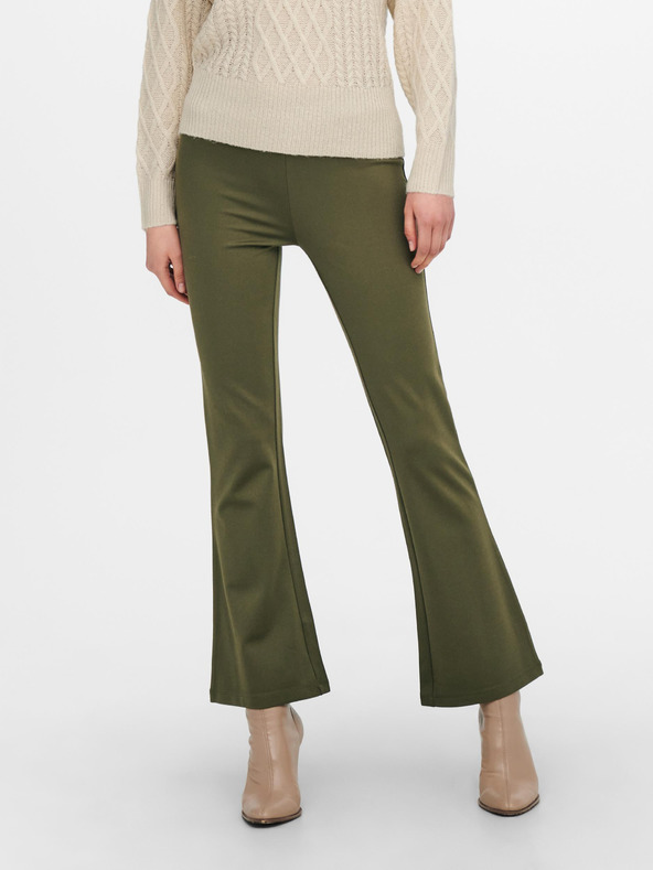 Jacqueline de Yong Khaki nohavice JDY Pretty