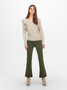 Jacqueline de Yong Khaki nohavice JDY Pretty