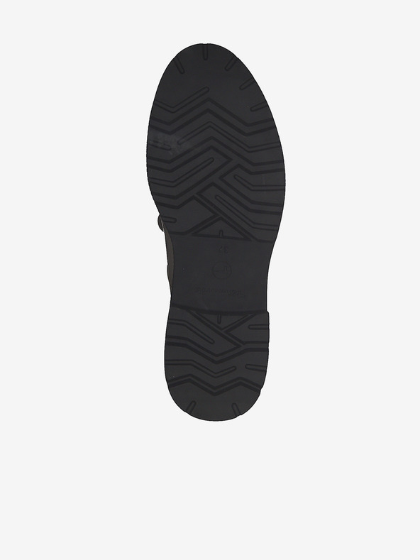 Tamaris Svetlohnedé lesklé topánky na podpätku Tamaris