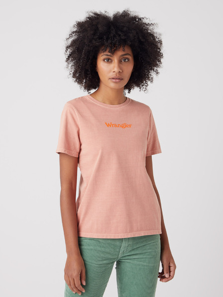 Wrangler Dámske tričko Wrangler Apricot