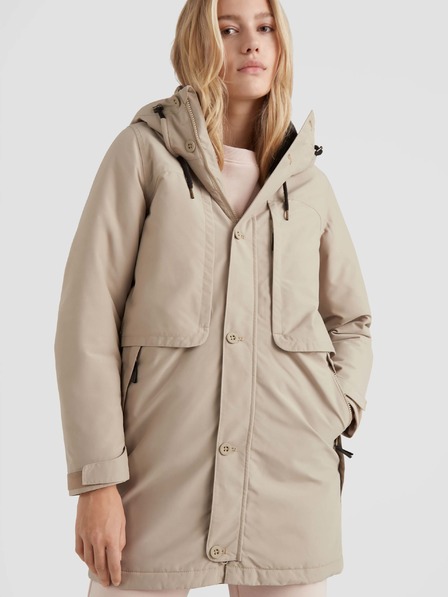 O'Neill Béžová dámska parka O'Neill Explorer