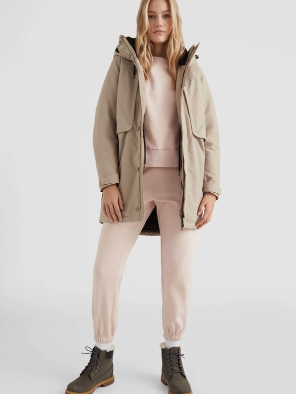O'Neill Béžová dámska parka O'Neill Explorer