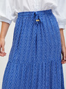 Orsay Modrá vzorovaná maxi sukňa ORSAY