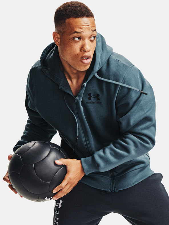 Under Armour Pánska mikina Under Armour Rival Fleece AMP FZ HD