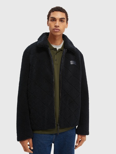 Scotch & Soda Tmavomodrá pánska bunda Scotch & Soda